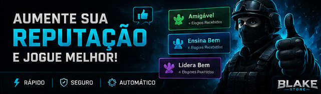 Elogios Amigável, Professor e Líder para o perfil do CS2